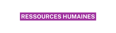 ressources humaines